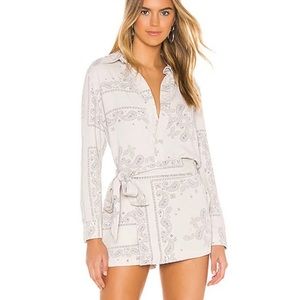 Pam & Gela bandana print romper